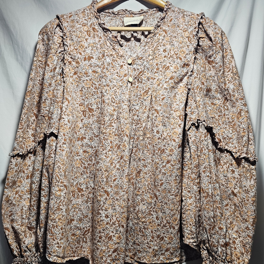 Universal Thread Multicolor Patterned Blouse - Picture 4 of 7